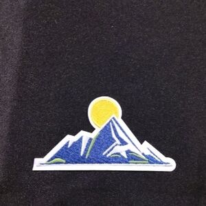 Mountain Sunrise Patch Iron On